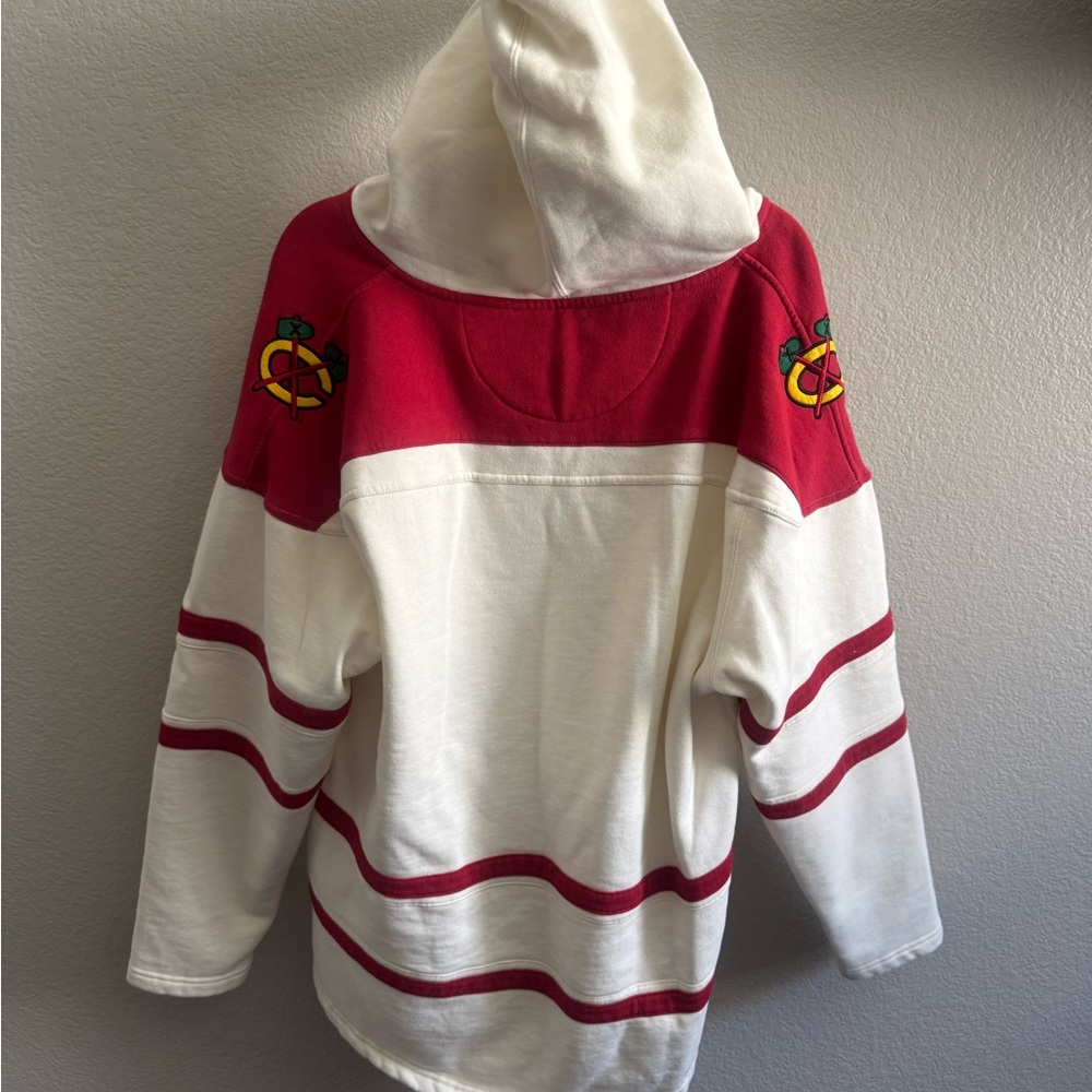 ‘47 Brand Chicago Blackhawks Lace-Up Hoodie - Picture 4 of 5